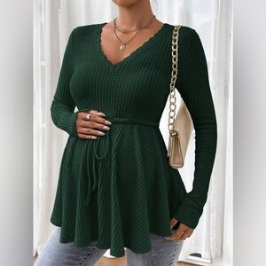 Green Maternity Top